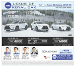 卡爾加裏最新淩志車行Lexus of Royal Oak 2017款NX 200t優惠折扣1000元