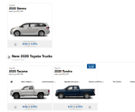 多倫多豐田車行Yorkdale Toyota新車促銷 2020款豐田Sienna7座Minivan全包價僅37,690元起